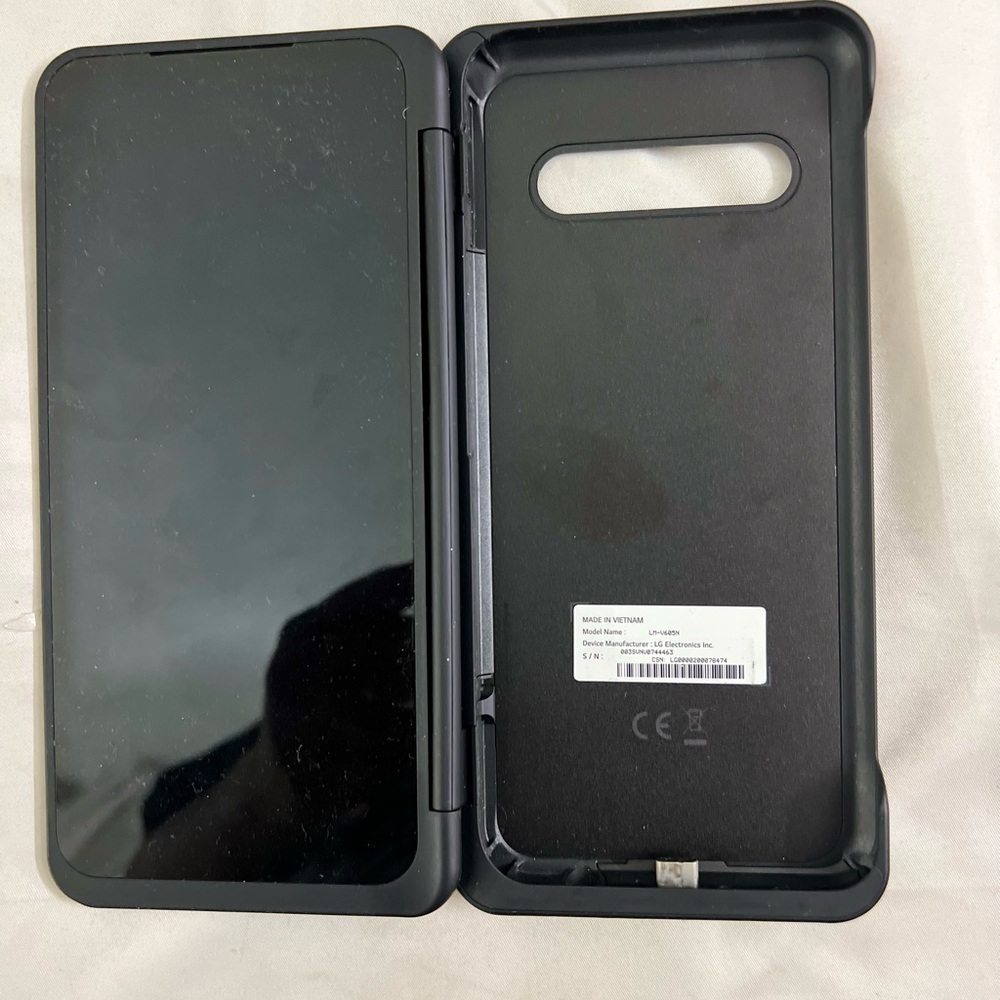 LG Dual Screen Case for LG V60 ThinQ 5G Phone - Model LM-V605N - Black